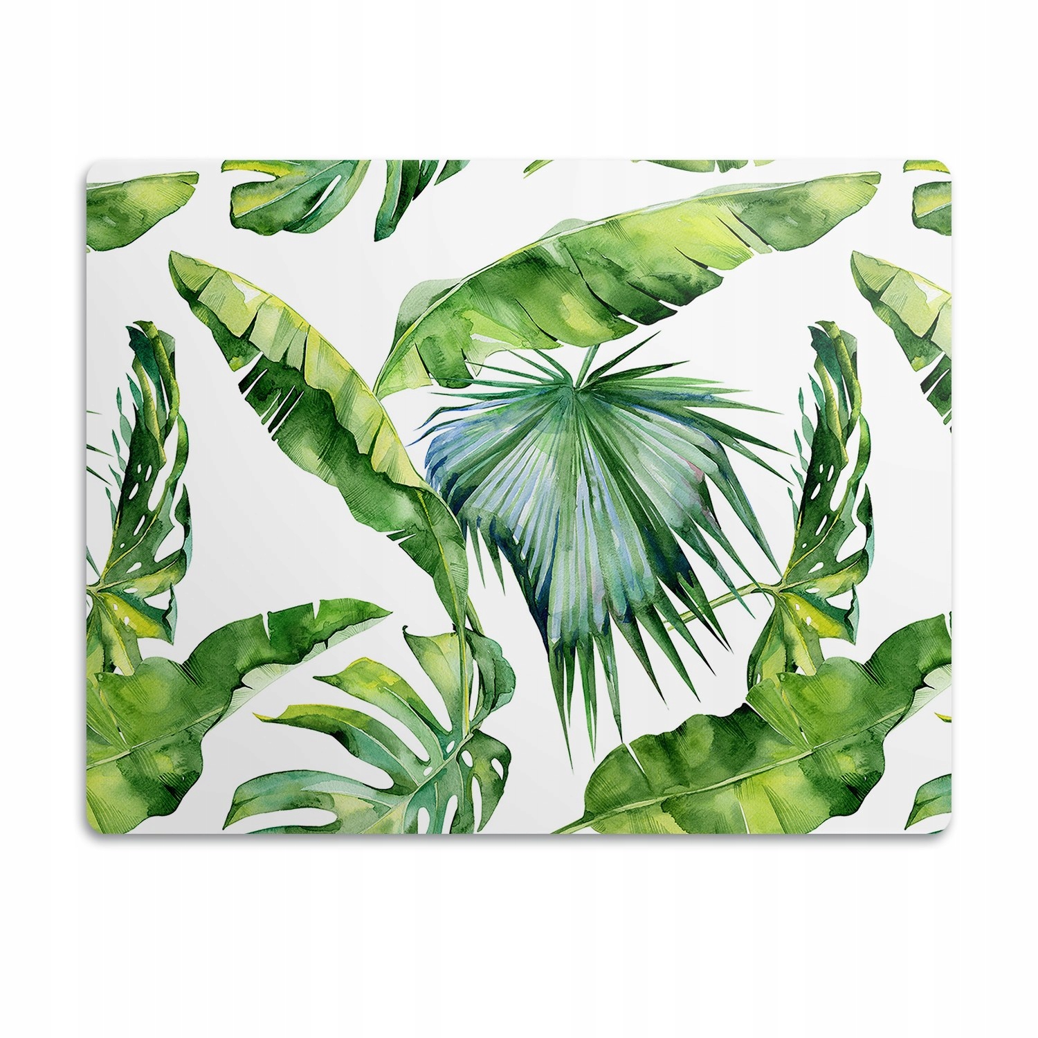 Levně Ochranná podložka pod misku Listy džungle 90x60