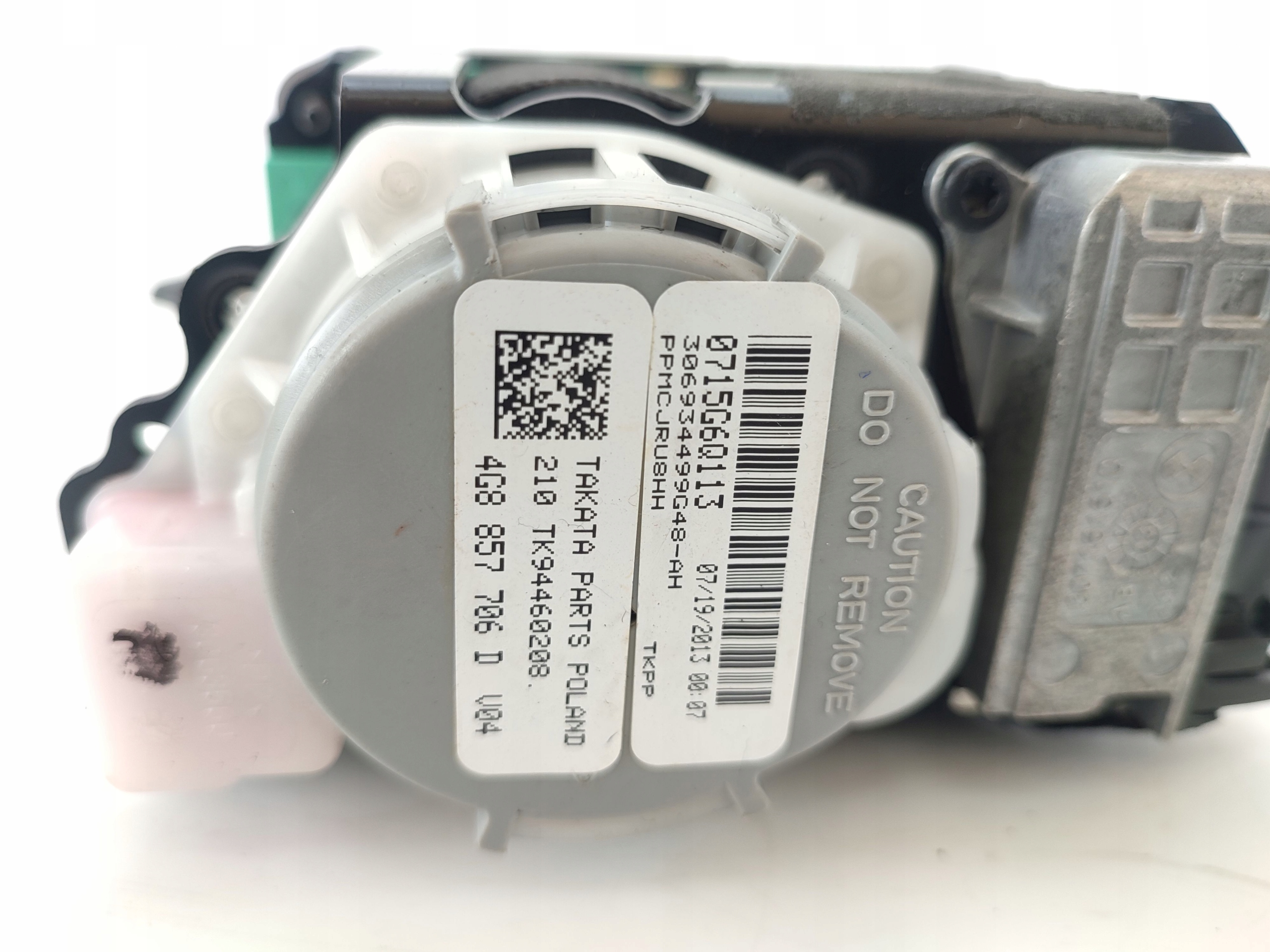 tension belt safety right front AUDI A7 4G (2010-2014) 4G8857706D