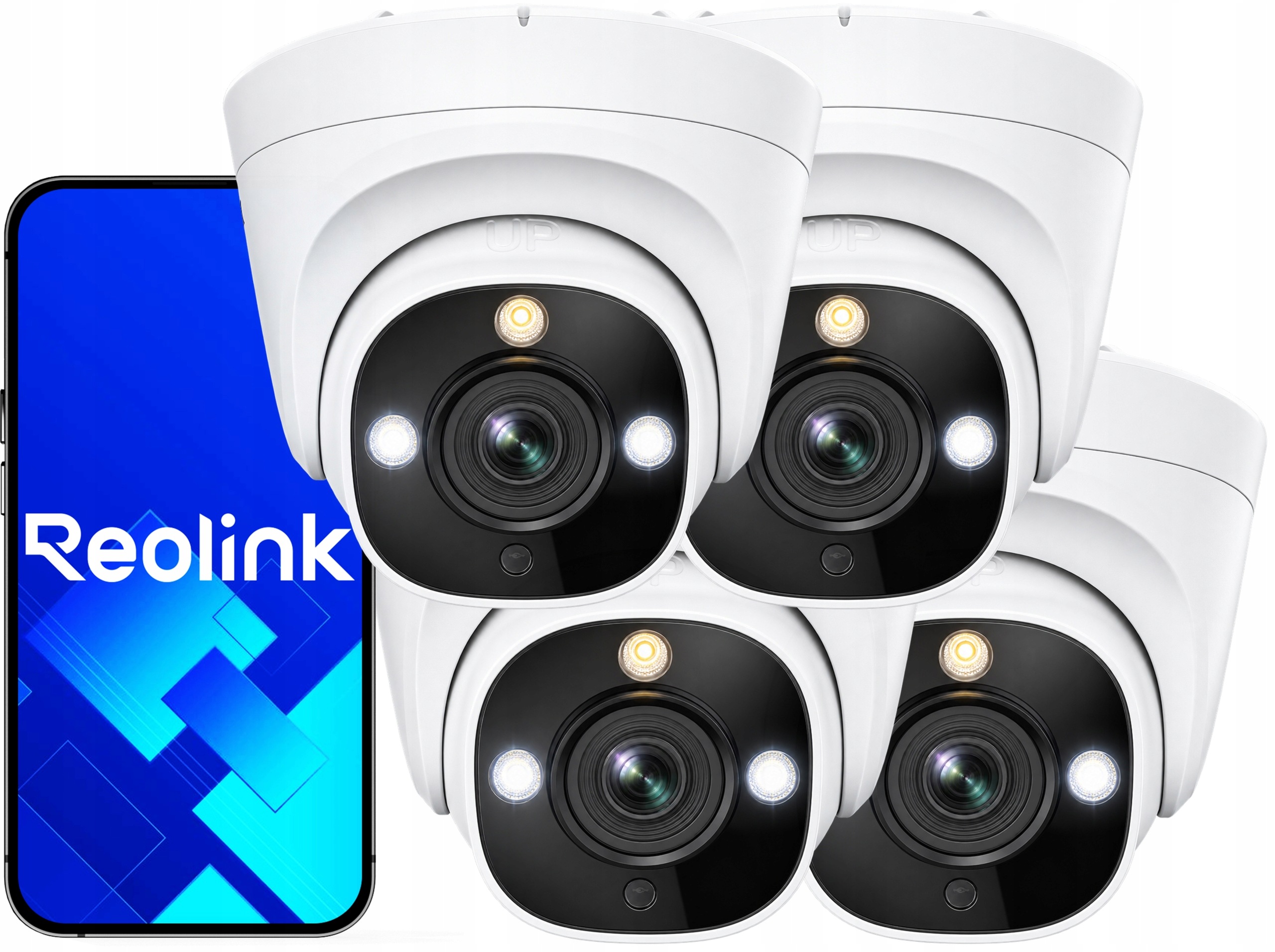 Ip kamera 12MPx 4x kopule Reolink RP-PCT12M PoE Mikrofon MicroSD Ai