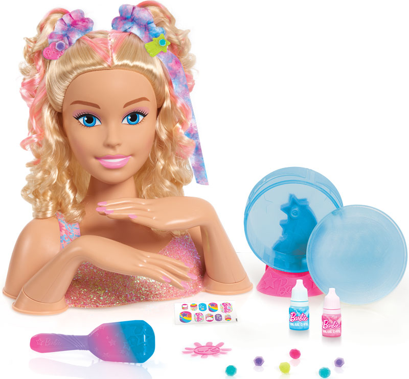 

Głowa do stylizacji Barbie Głowa do czesania 63651