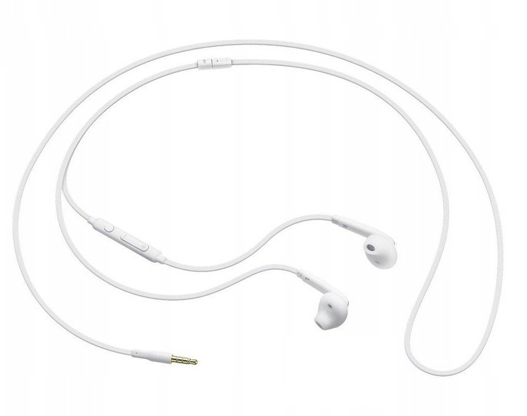 ORYGINALNE SŁUCHAWKI DOKANAŁOWE SAMSUNG EHS64 3.5 mm BIAŁE PRZEWODOWE Marka Samsung