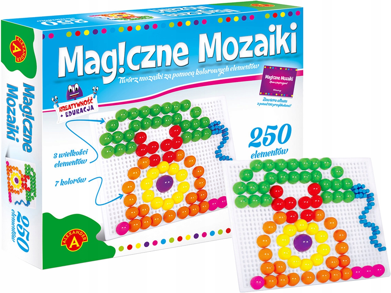 

Alexander Magiczne Mozaiki 250el Kreatywne Pinezki