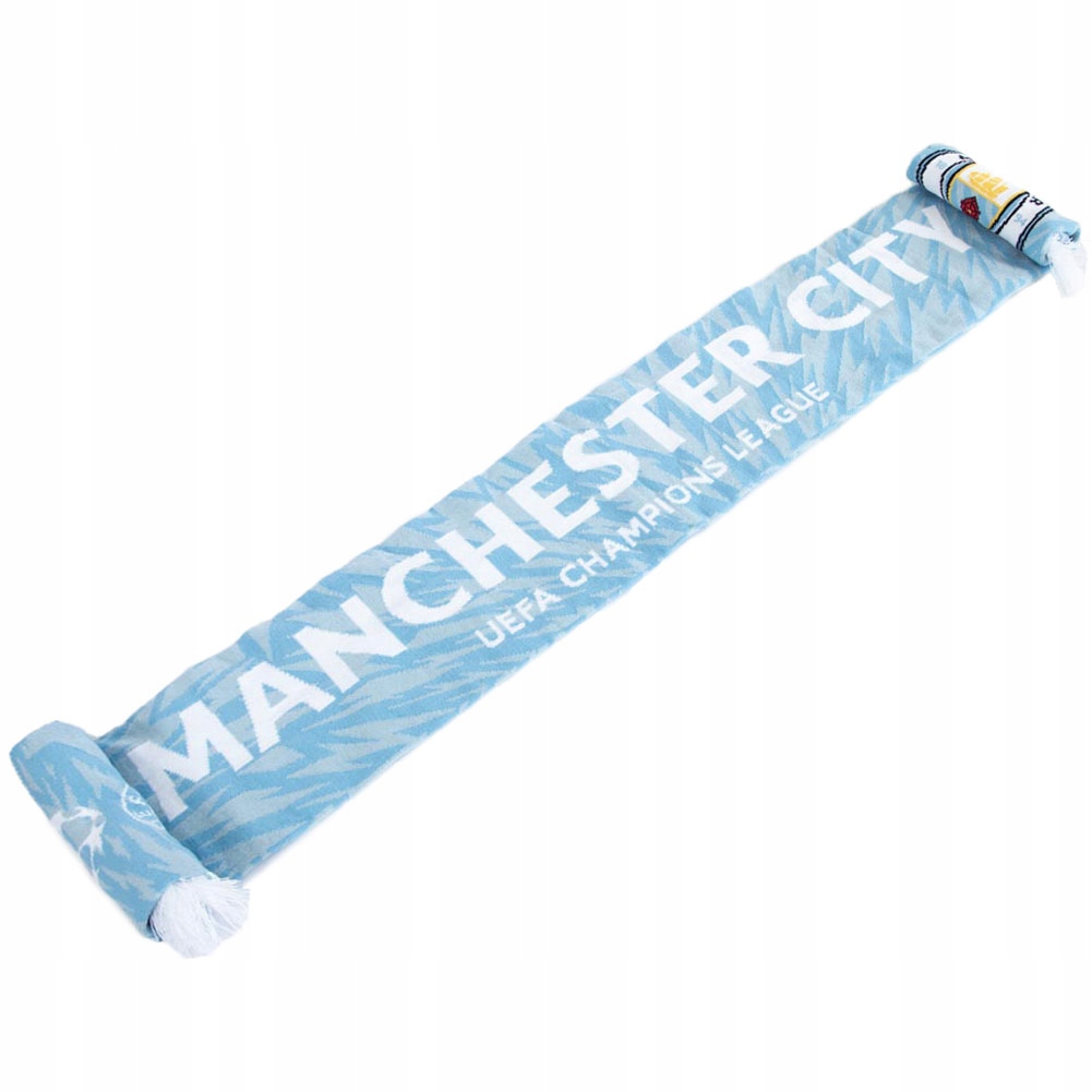 Szalik Manchester City - Liga Mistrzów - licencjonowany Długość (cm) 138 cm