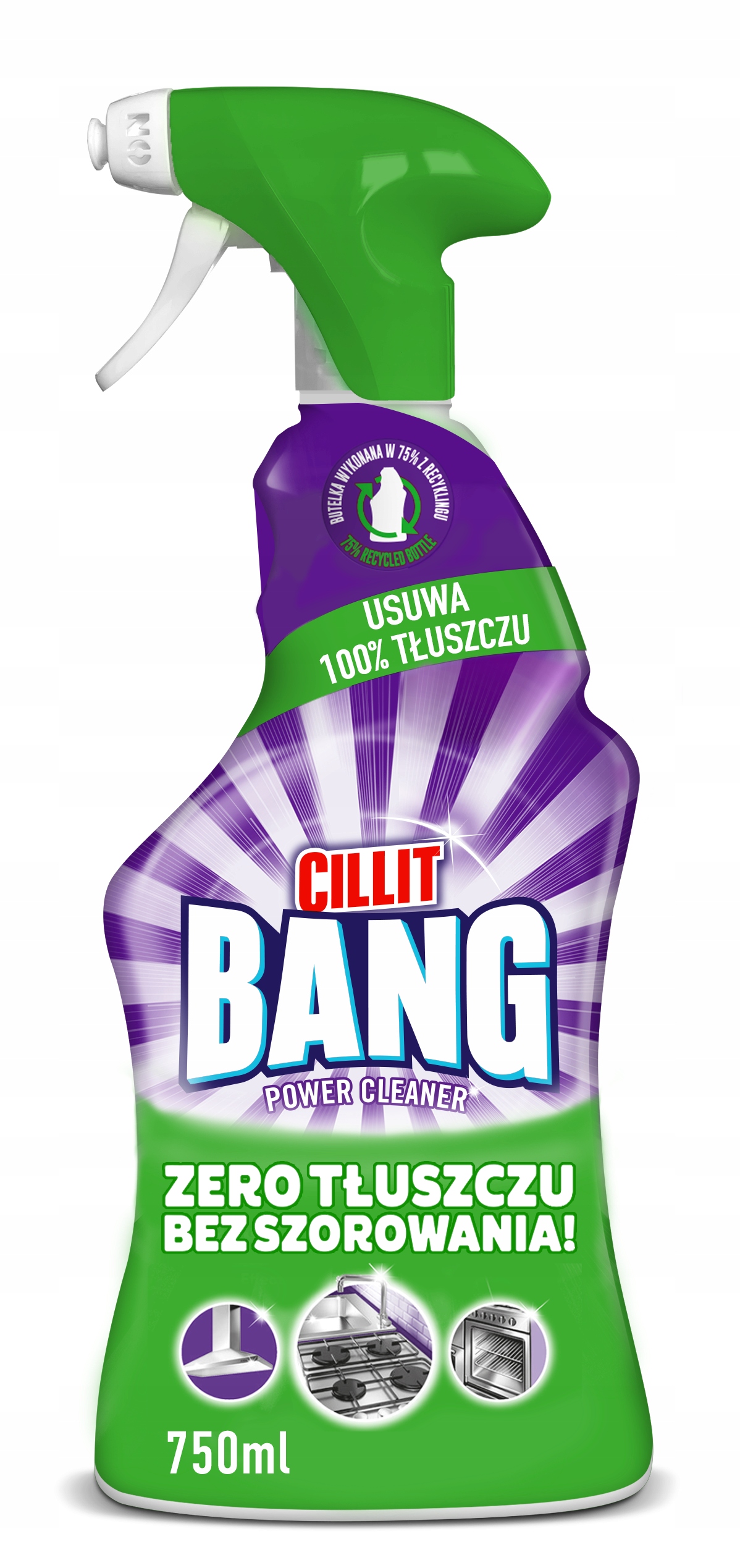 

Cillit Bang tłuszcz smugi Kuchnia Łazienka 750ml