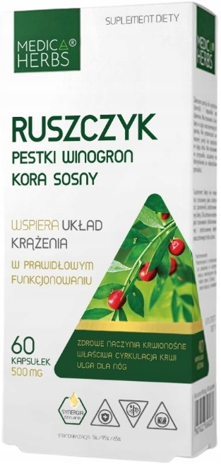 

Medica Ruszczyk Kolczasty Kora sosny Krążenie