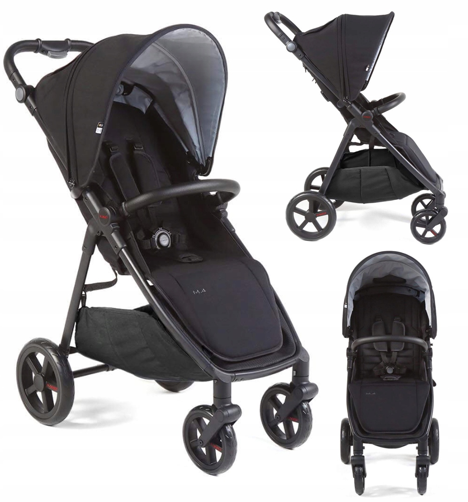 

Wózek Spacerowy Mast Swiss Design M.4 Onyx