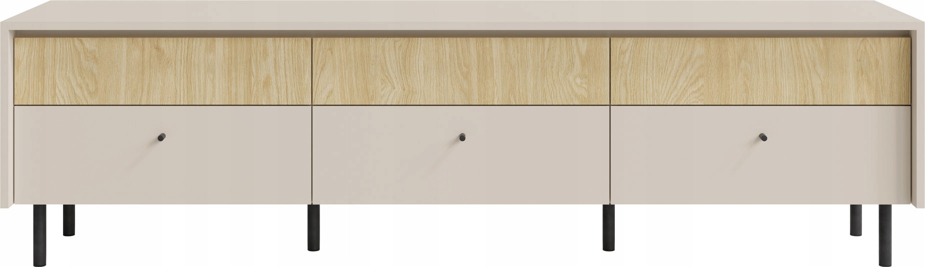 Stojanová Rtv skříňka Nuvola 183,5 cm do obývacího pokoje pod televizor, béžová