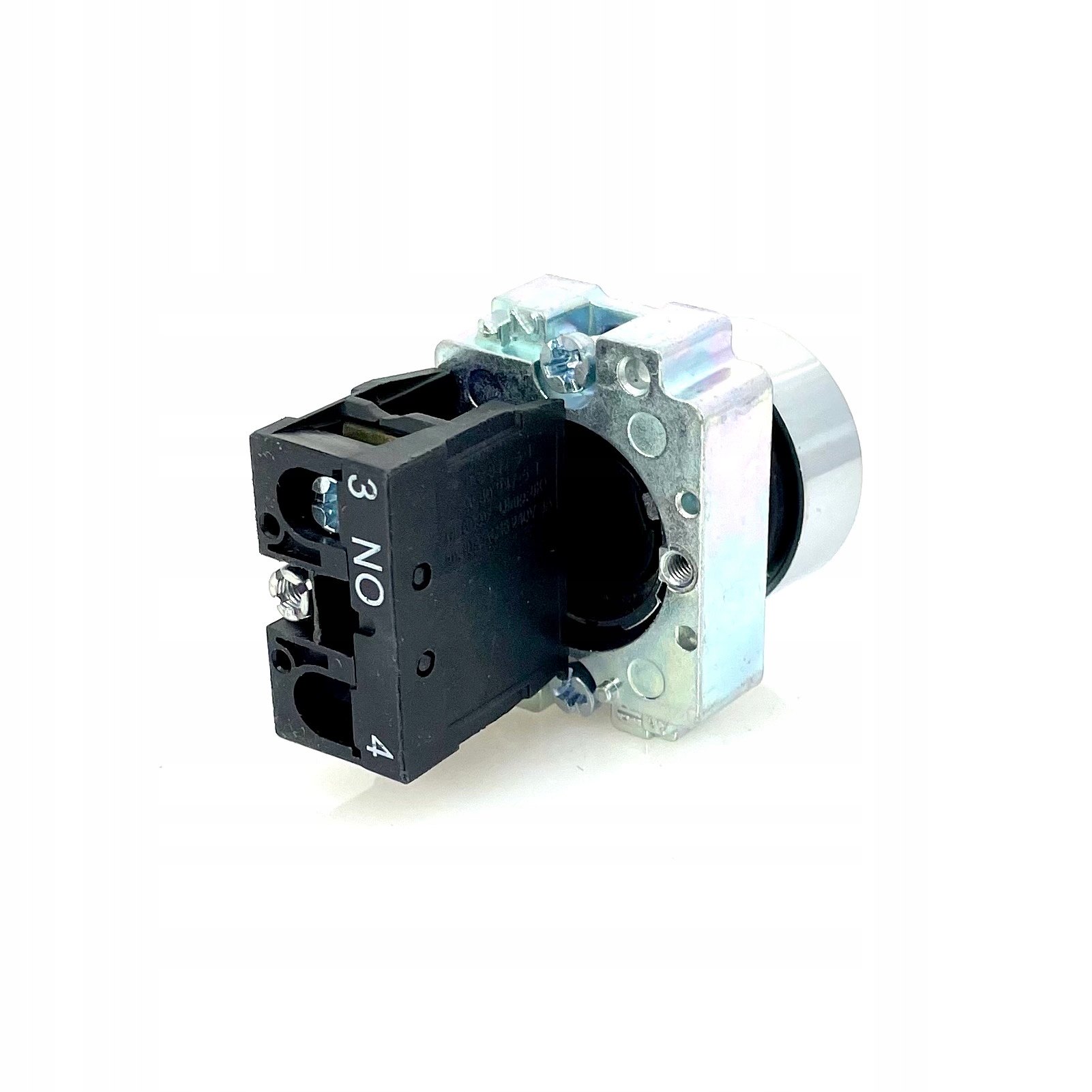 Przycisk sterowniczy biały strzałka czarna BA3341 styk NO pod otwór 22mm Marka GAD