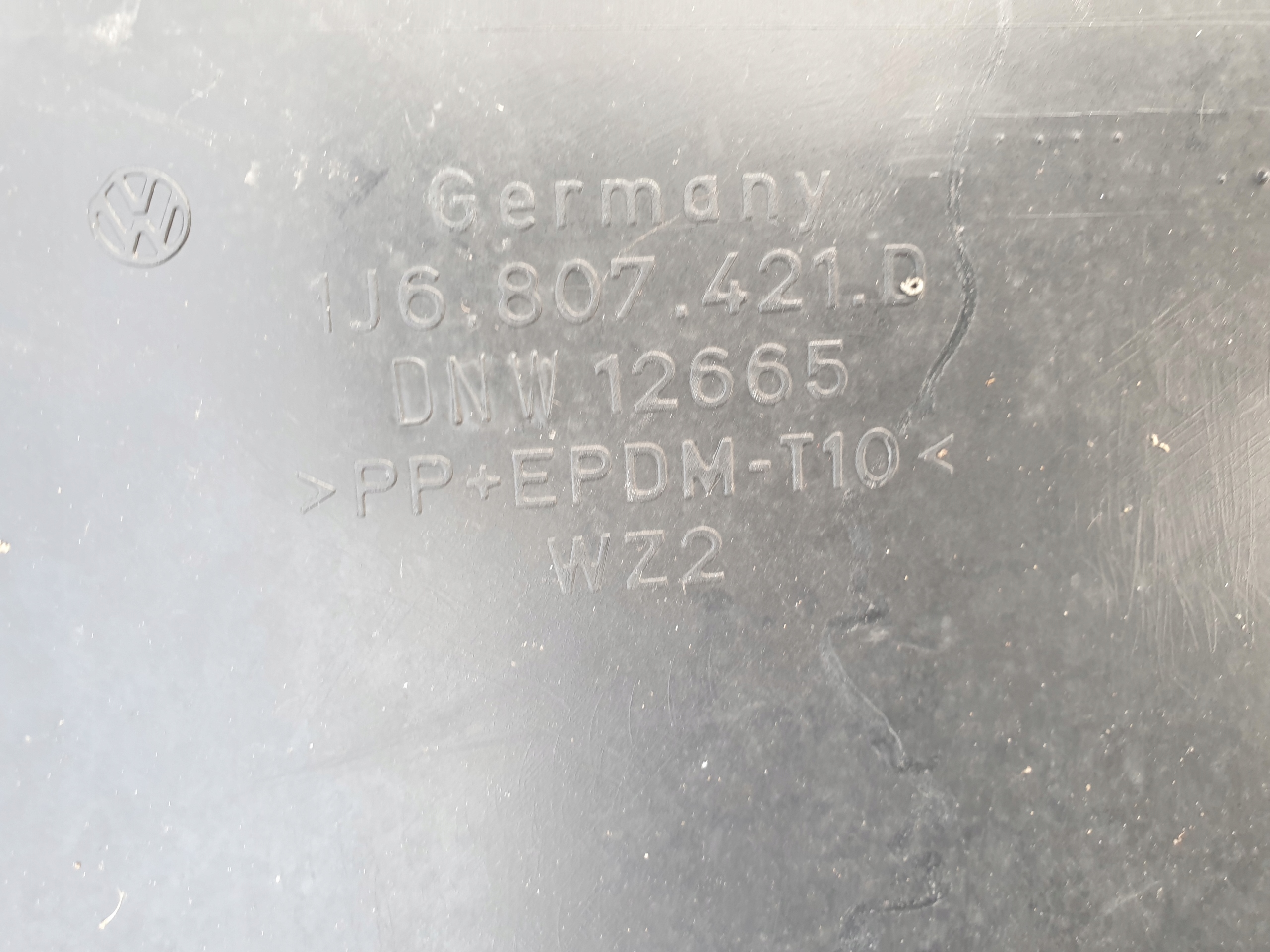 bumper rear rear part VW GOLF IV 4 HB 1J6