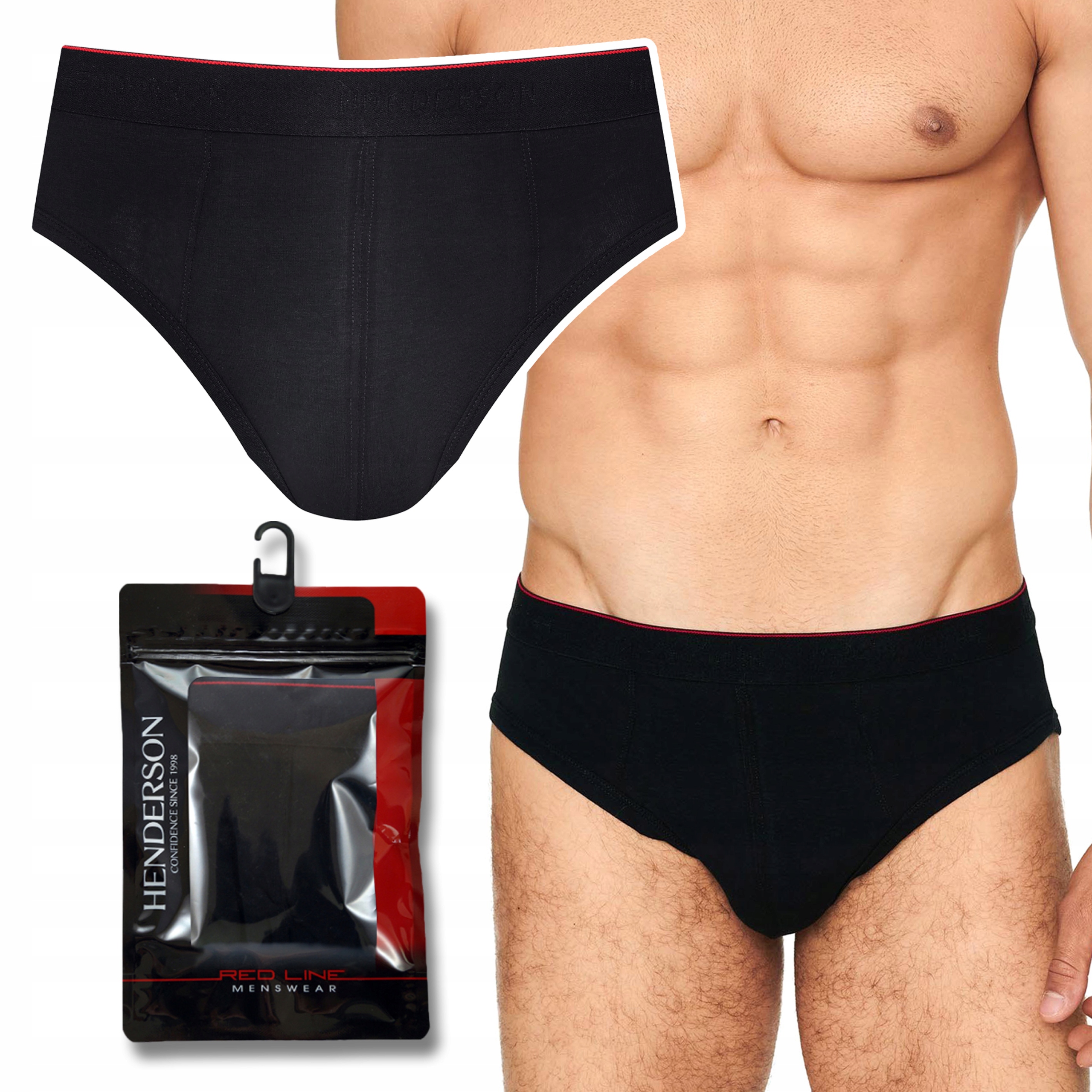 

Henderson Slipy Męskie Red-line Bawełniane L