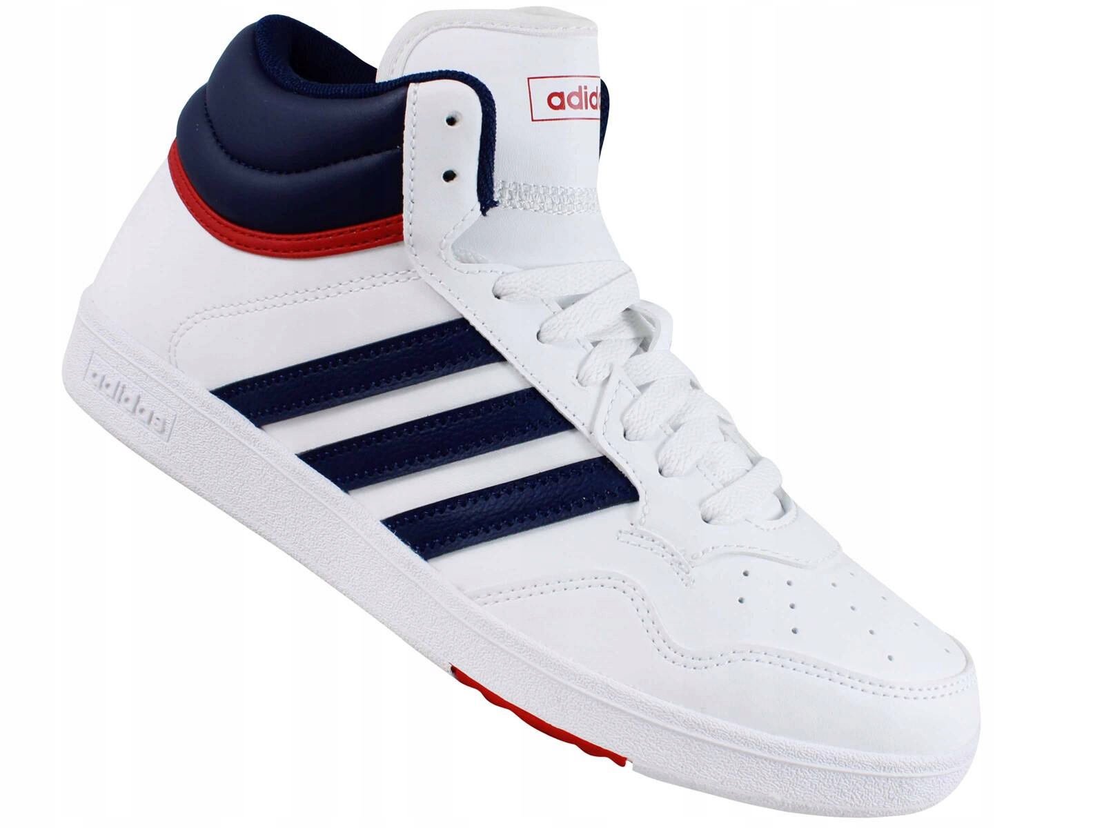 Adidas Hoops 4.0 MID J JI0904 Vysoké Boty Dámské Tenisky Bílé