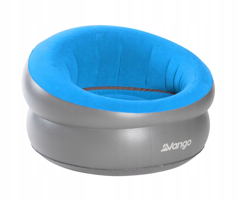 Dmuchany fotel turystyczny Vango Inflatable Donut Flocked Chair niebieski