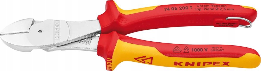 Bočné rezacie kliešte Vde Tt 200 mm Knipex