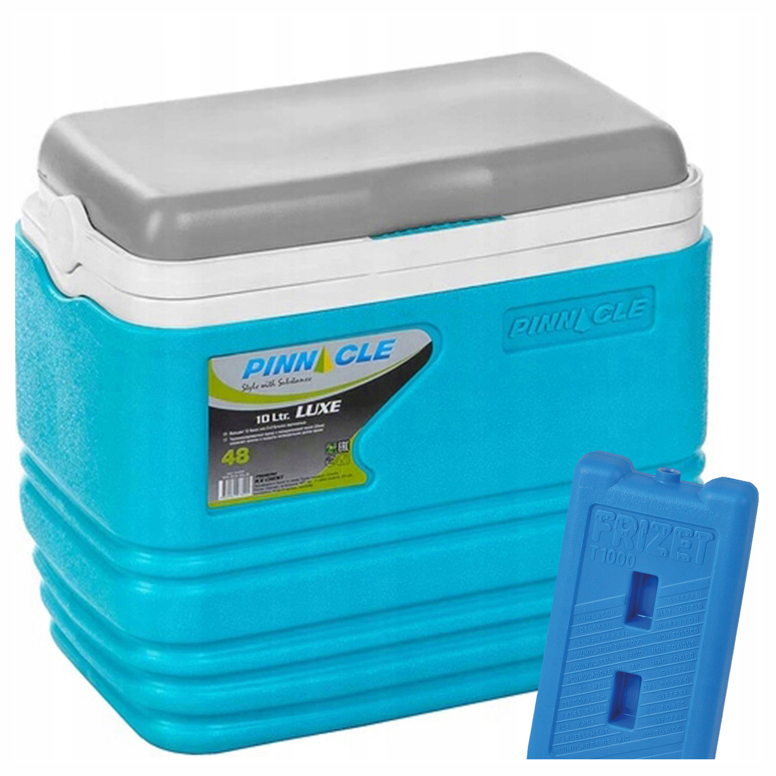 Sada turistické ledničky Pinnacle Tpx 7013 10L Tyrkysová +1 chladicí vložka