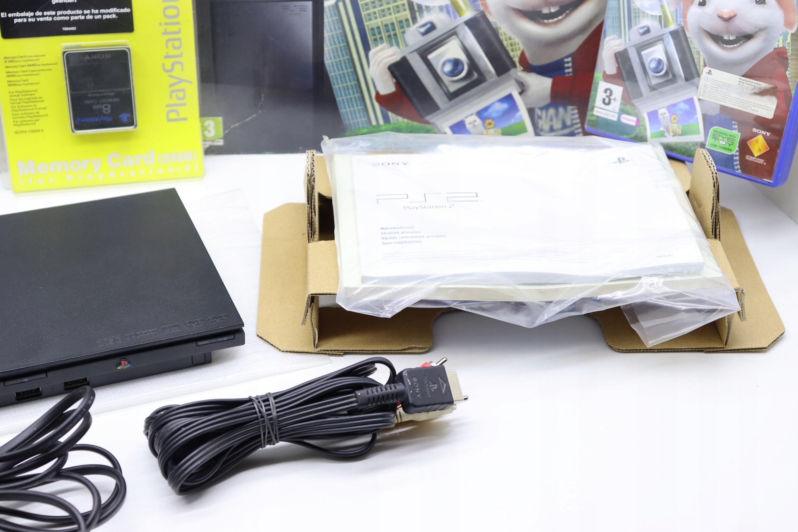 Konsola Stuart Malutki PS2 SLIM 2 Pudełka Wersja Slim