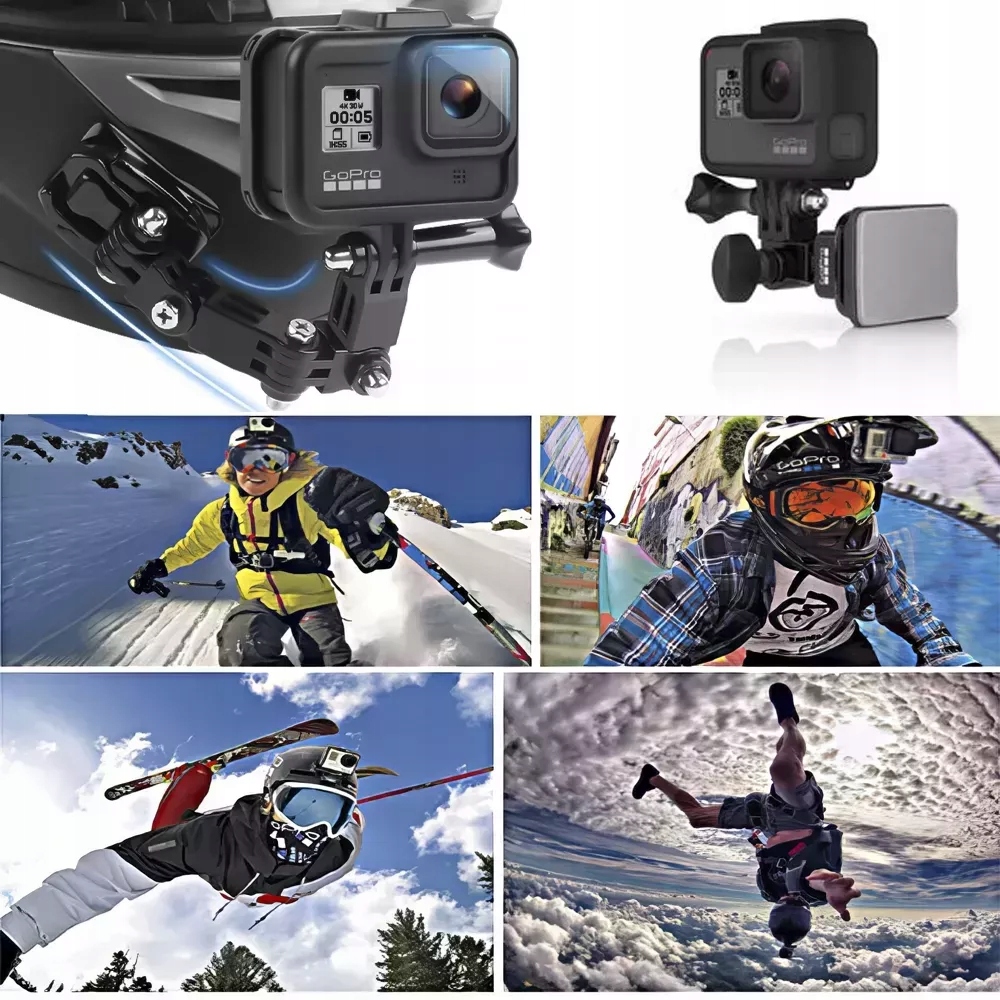 Uchwyt Mocowania 3M Naklejka do Kasku Kamer Sportowych GoPro DJI SJCAM EKEN Szerokość produktu 5 cm