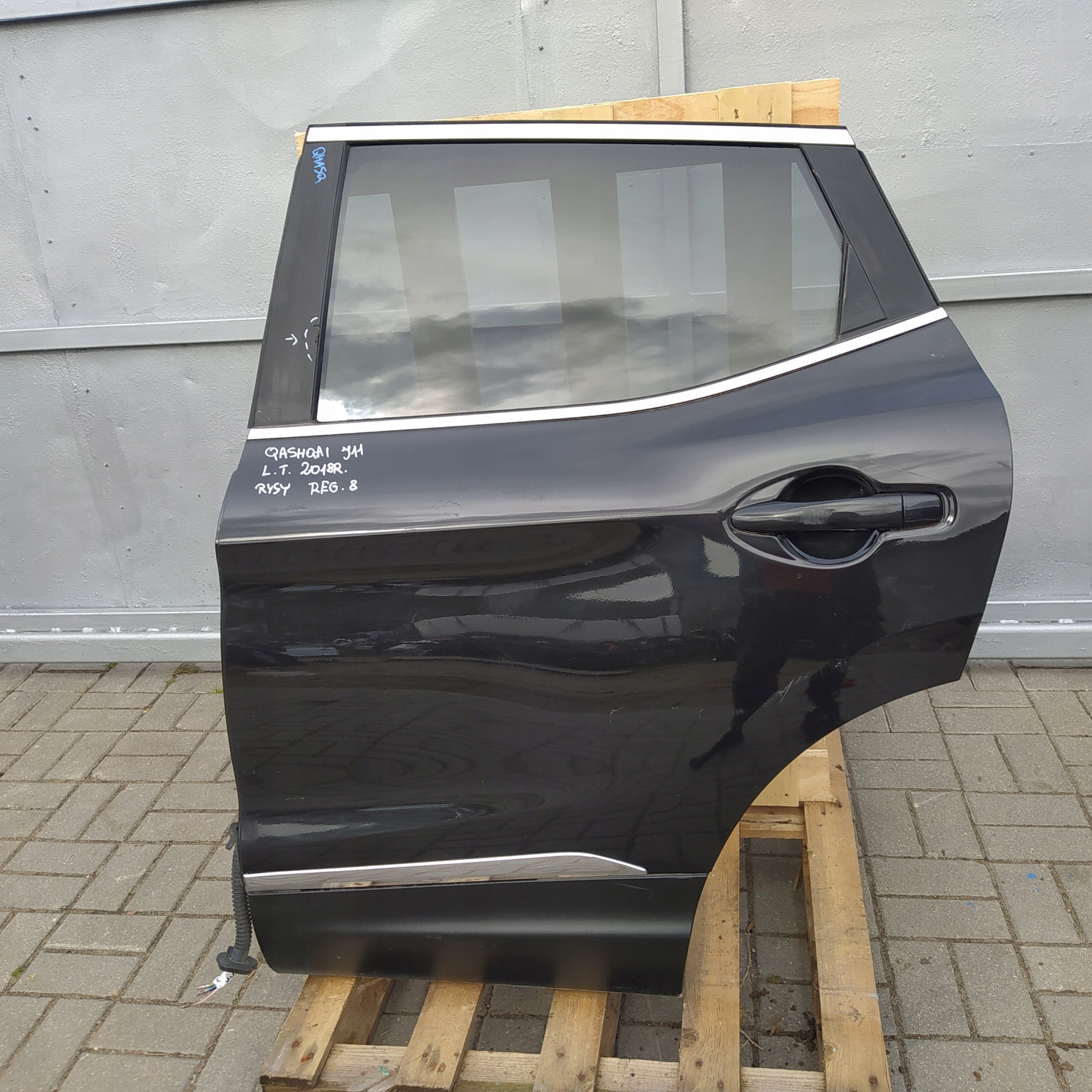ДВЕРИ ЛЕВЫЙ СЛЕВА ЗАД. ЗАДНЕЕ NISSAN QASHQAI J11018r