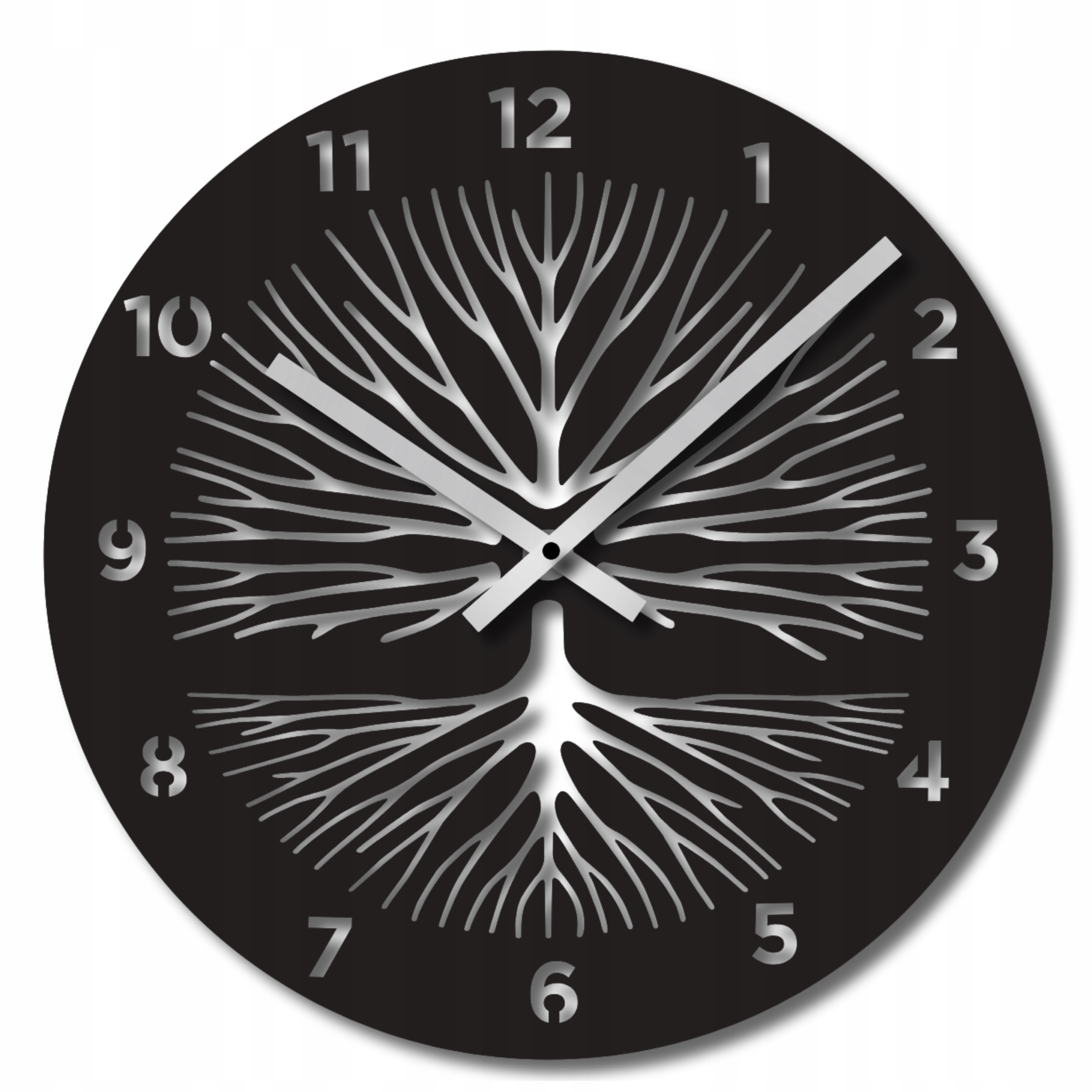 Nástěnné Hodiny Do Obývacího Pokoje 60 cm Strom Obraz Ažurové Nástěnné Hodiny Dřevěné