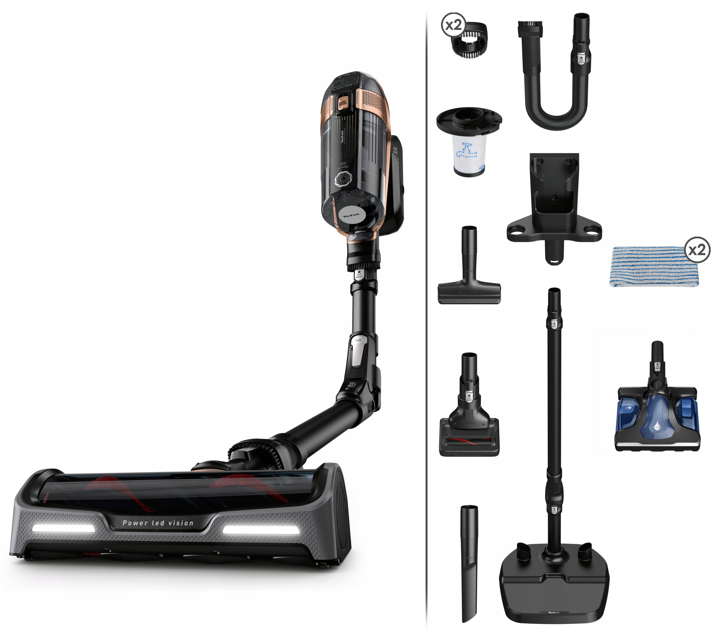 

Odkurzacz bezprzewodowy Tefal Flex Aqua TY99G1 3w1
