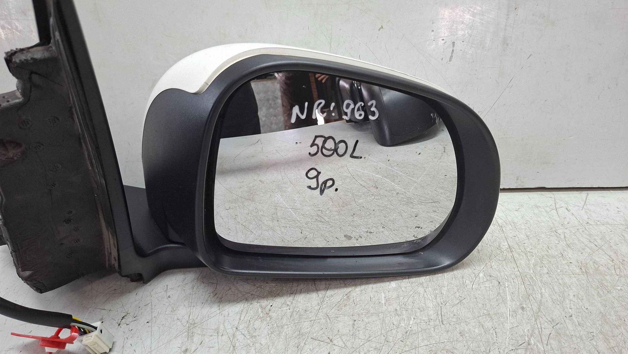 mirror right 9 vertical FIAT 500L 2012