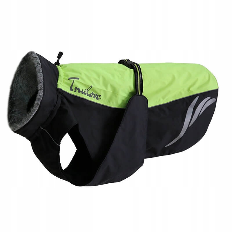 Levně Bunda Derka pro psa Zateplená Truelove Comfort Plus limetková 3XL 50cm