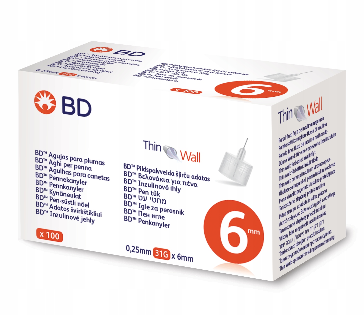 

Bd Igły do penów 31G x 6mm Nowosc