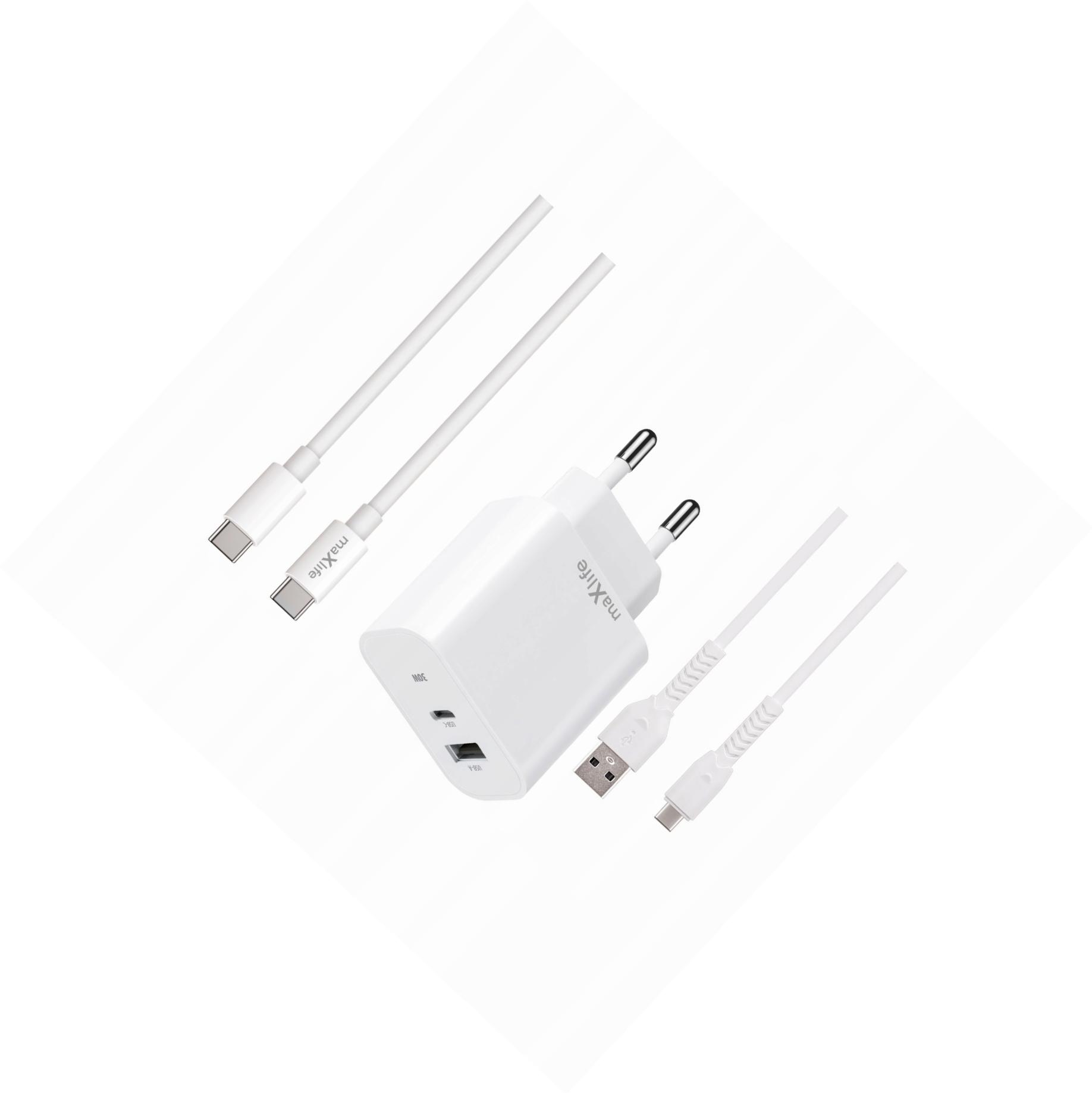 Szybka ładowarka 30W 2 wejścia z kablami Usb-c do Samsung Galaxy A16 5G