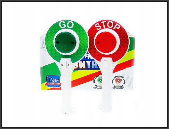 POLICJANT Lizak policyjny dwustronny ze światłem Rodzaj żelazko