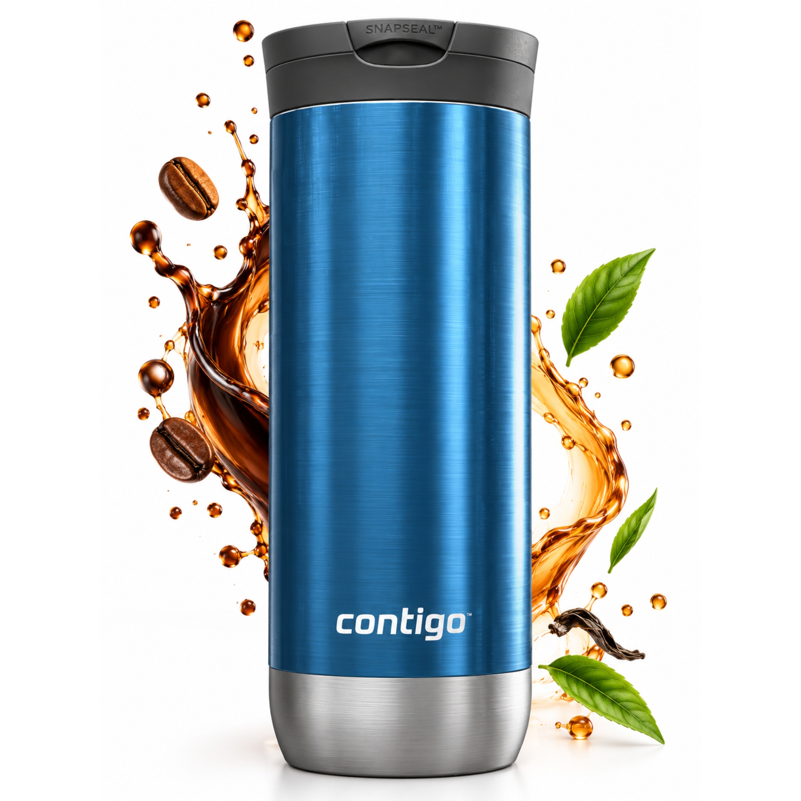 Termohrnek Contigo Huron 2.0 Těsný, Snadné Mytí Blue Corn 590 ML