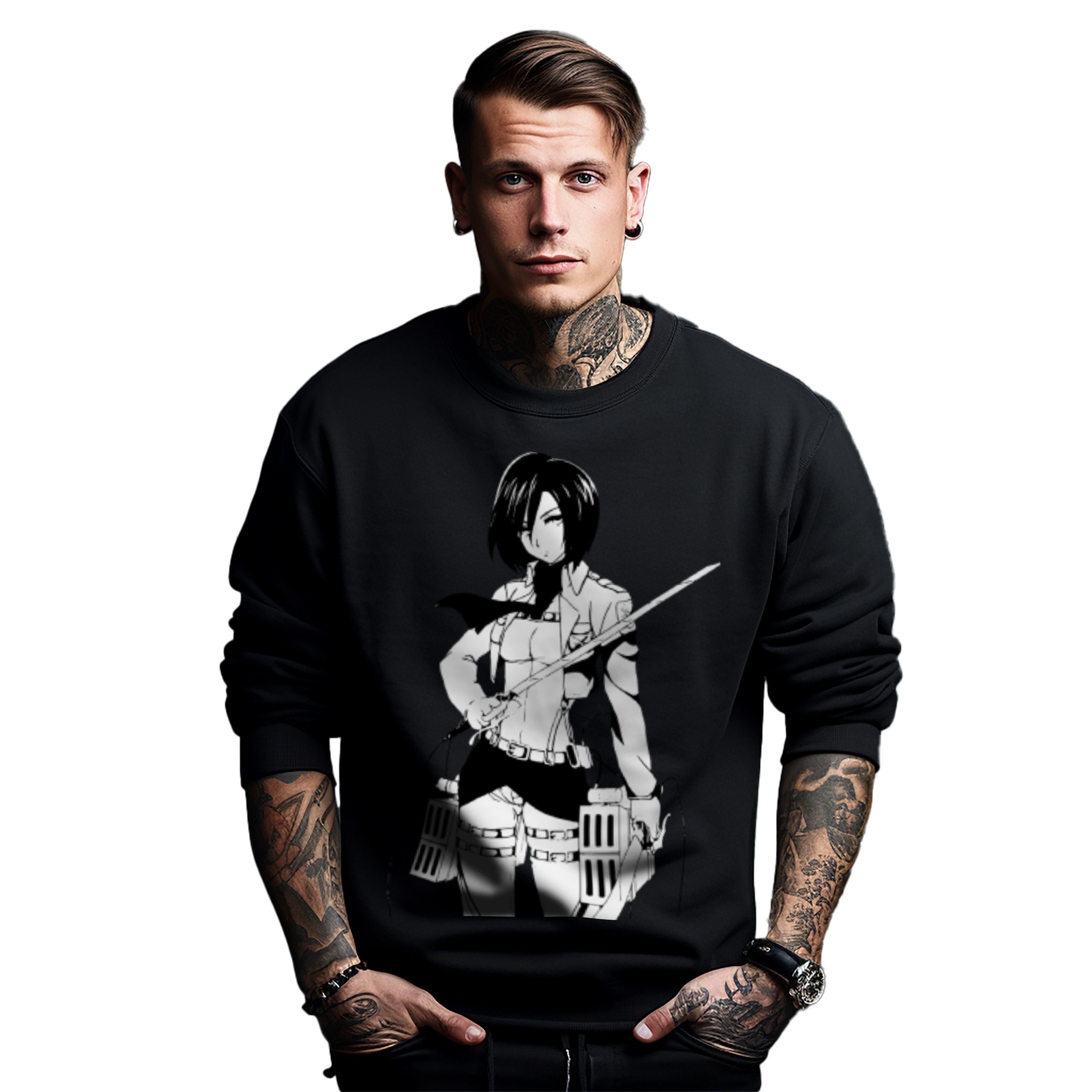 Mikina s potiskem Anime Attack on Titan