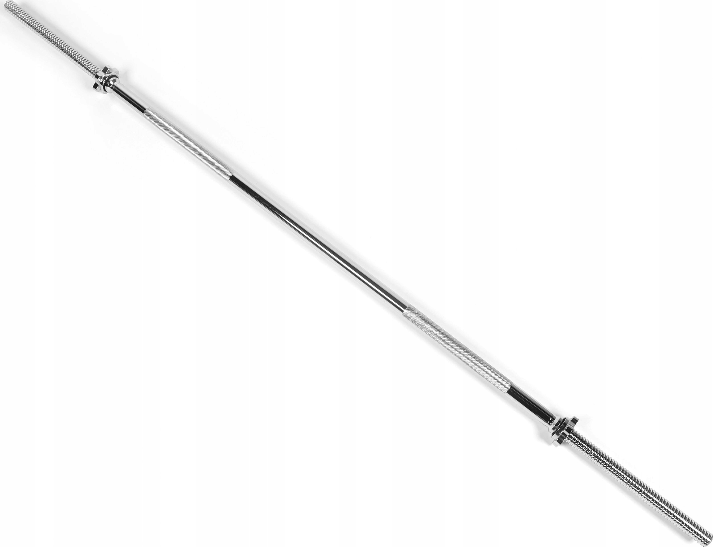 Zipro Gryf Stalowy prosty Sztanga Chromowana 150cm 28mm Zaciski