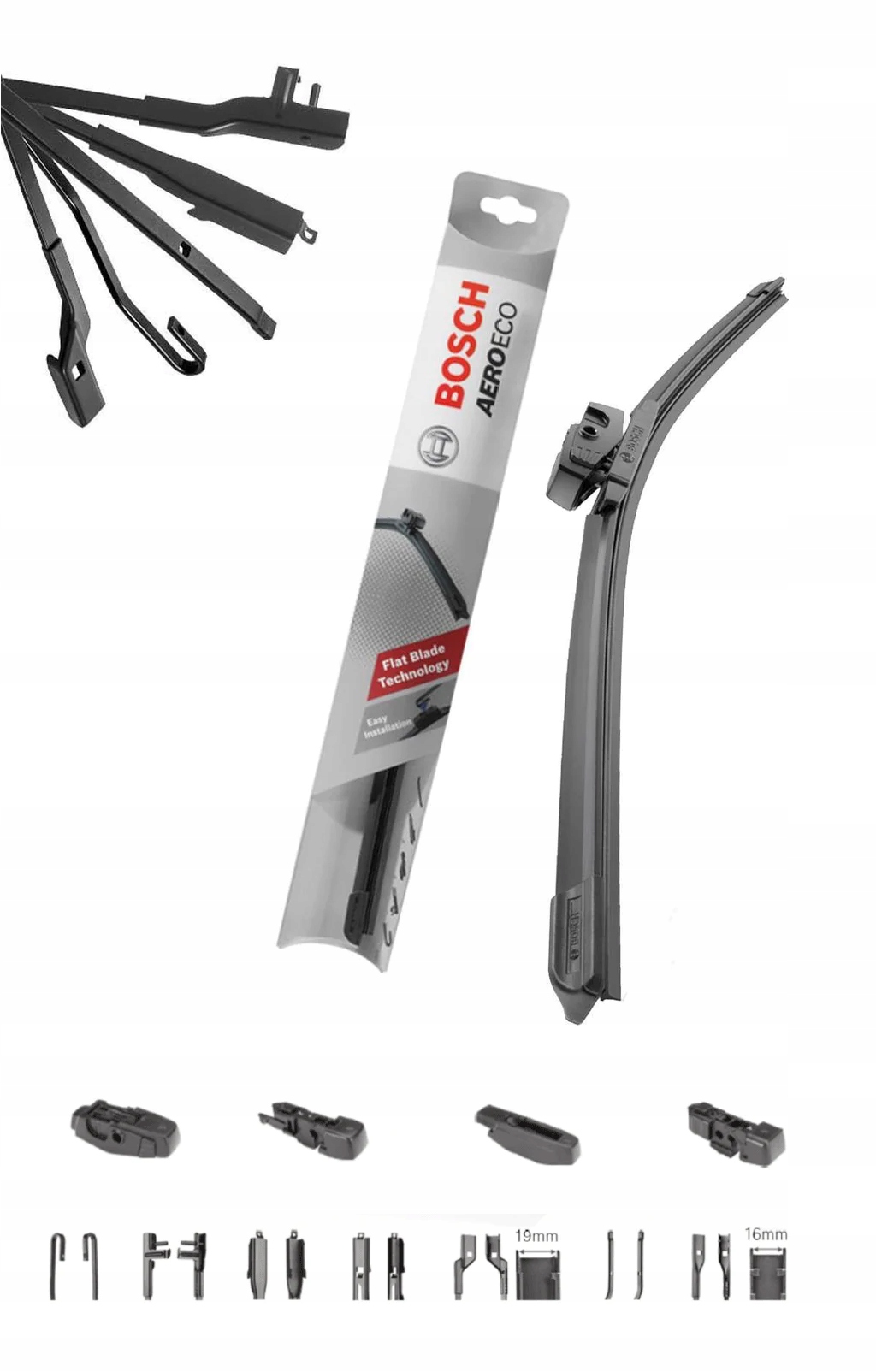 Bosch Multiclip Aeroeco Pióro Wycieraczka Płaska 700MM