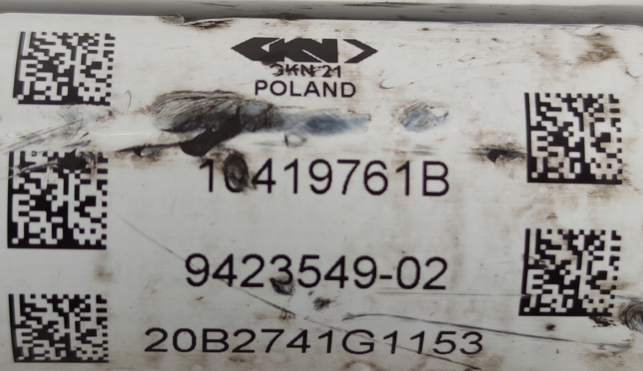 BMW G20 G21 semi-axis left rear part 9423549