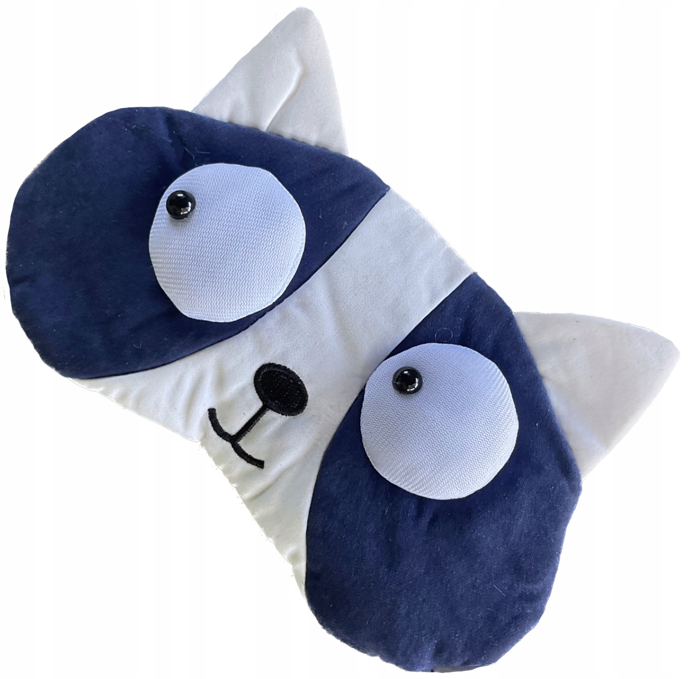 OPASKA NA OCZY MASKA DO SPANIA SNU RELAKSU kotek kot OLDMAN NA GUMCE