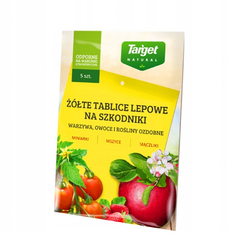 

Target żółte tablice lepowe na szkodniki 5 szt.