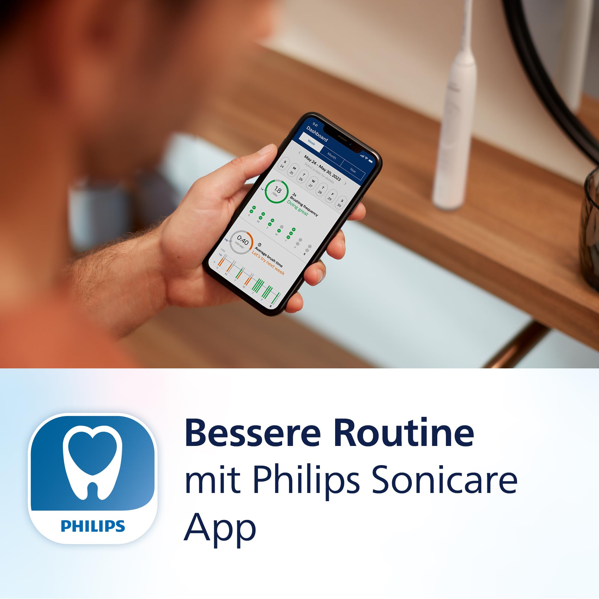 PHILIPS Sonicare 7100 Szczoteczka Soniczna z Aplikacją — miniatura 6