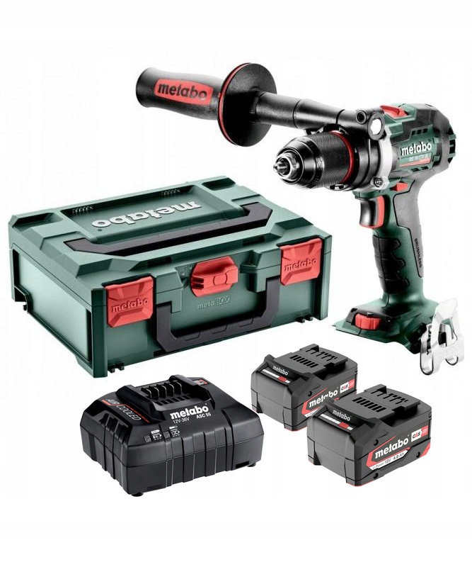 Wiertarko-wkrętarka Metabo 602358840 Bs 18 Ltx 2x4Ah Bl 130Nm, walizka