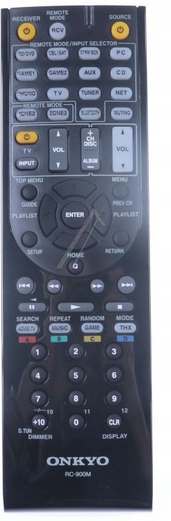 RC-900M Dálkový Ovladač Onkyo Originální 24140900 RC-882M RC-884M RC-900M RC-928R