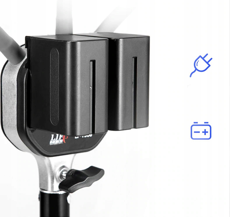 MOCNA LAMPA KOSMETYCZNA DO MAKIJAŻU 50W 150W LED GIĘTA DWA RAMIONA STATYW Rodzaj podłogowa