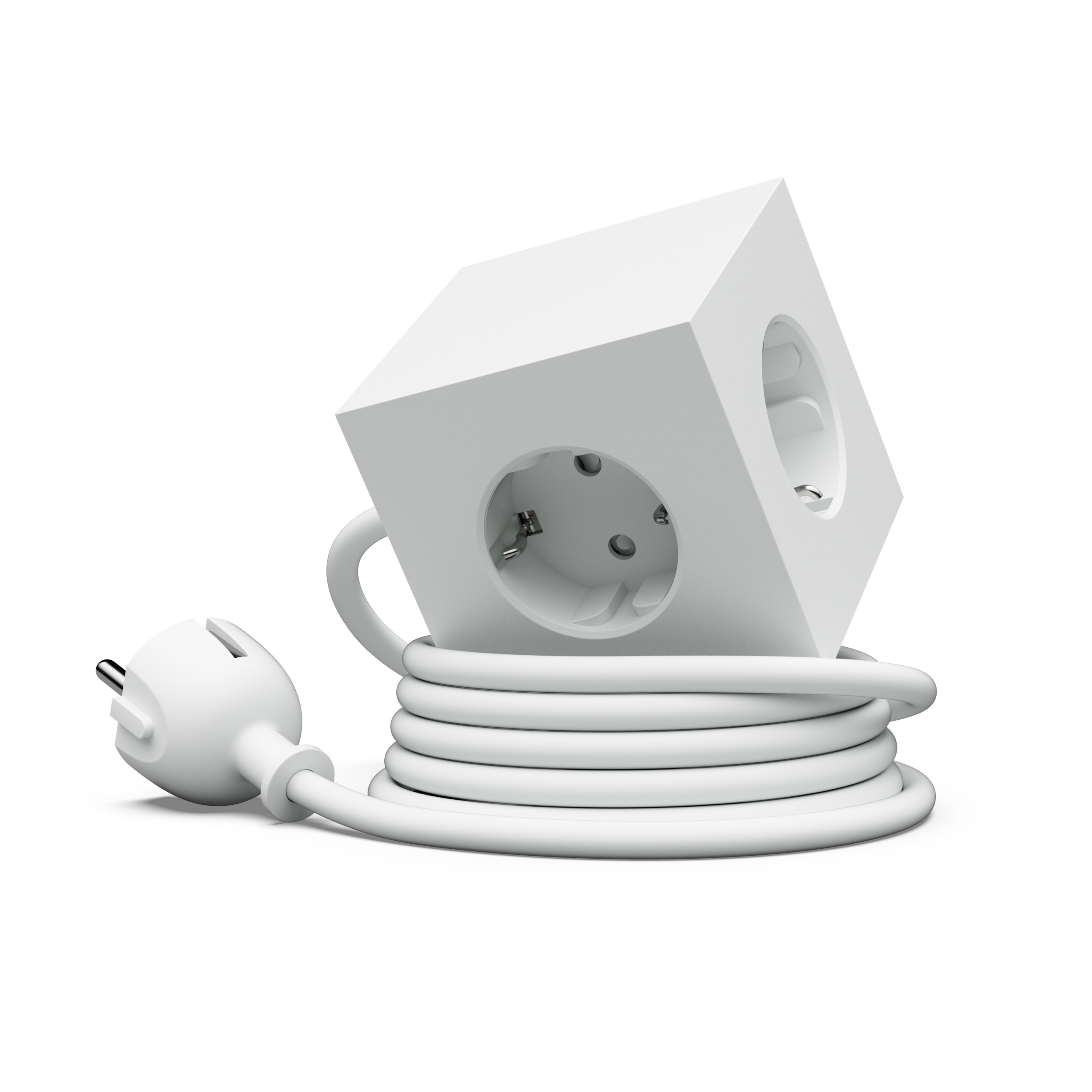 Avolt Square 1 Usb-c Zásuvková Lišta Rozbočka m bílý