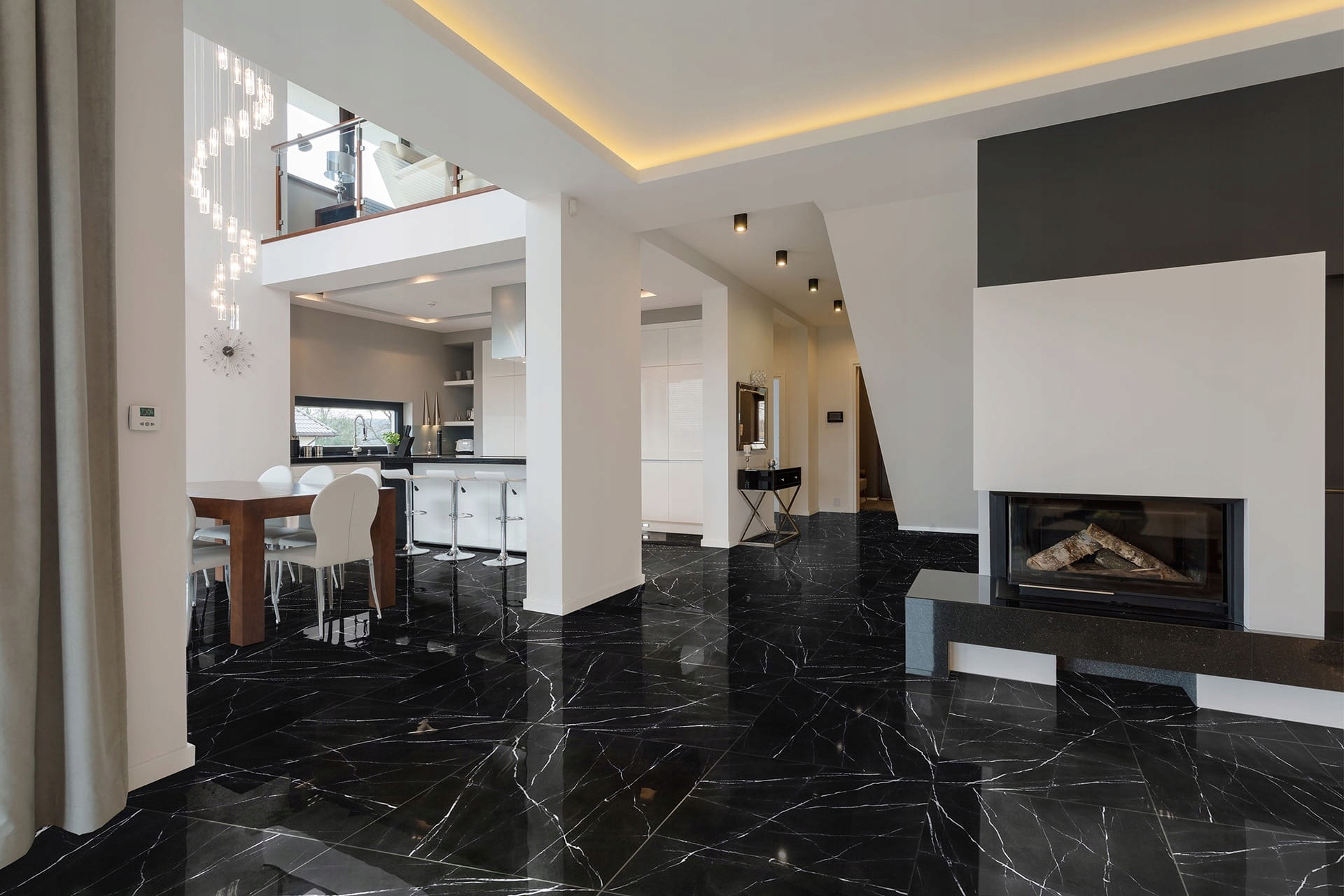 GRES POLEROWANY MAVROS BLACK POLER 60x60 cm G.1 Typ gres