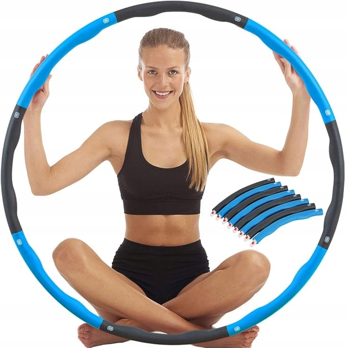 Hula Hop Piankowe Blisstaar 6–8 Segmentów Odchudzanie Fitness Masaż