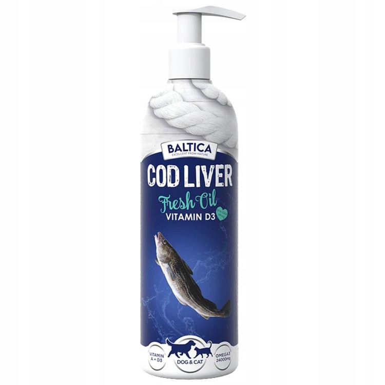Baltica Tran z tresčích jater 400 ml Cod Liver Oil