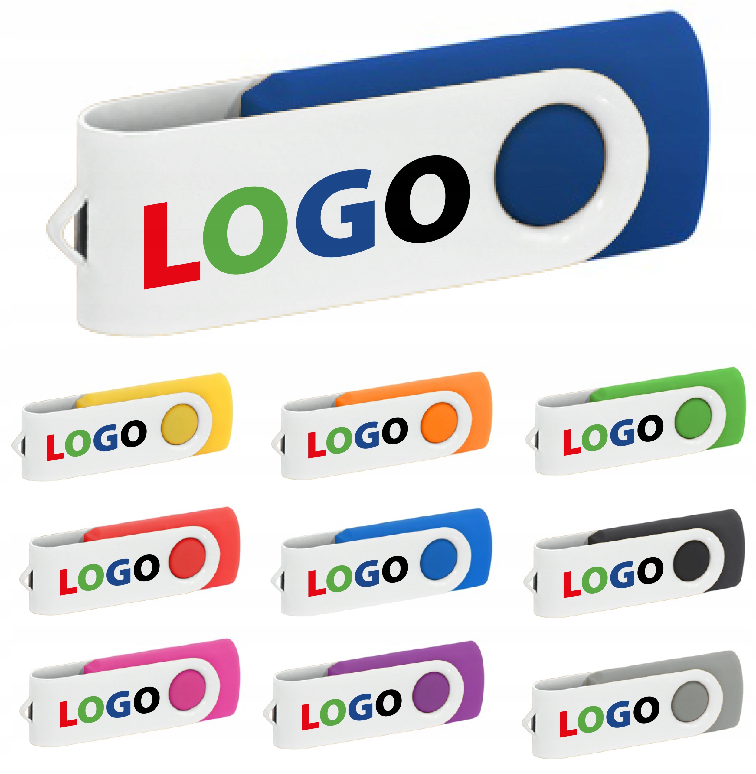 Pendrive twister 4GB usb2.0 s potiskem, logo 10 ks