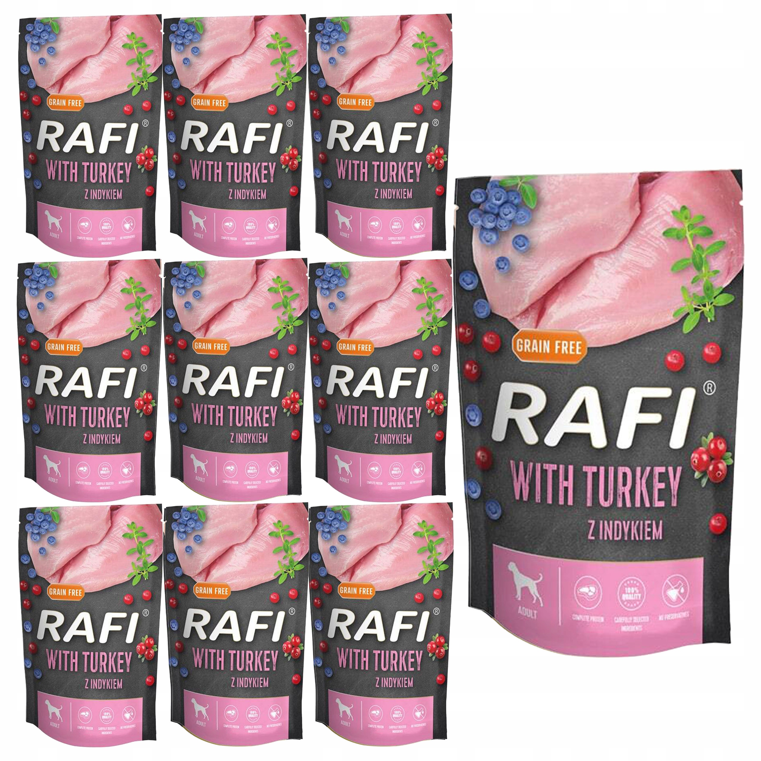 Dolina Noteci Rafi Krmivo mokré pro psa Krůta 10 x 500 g