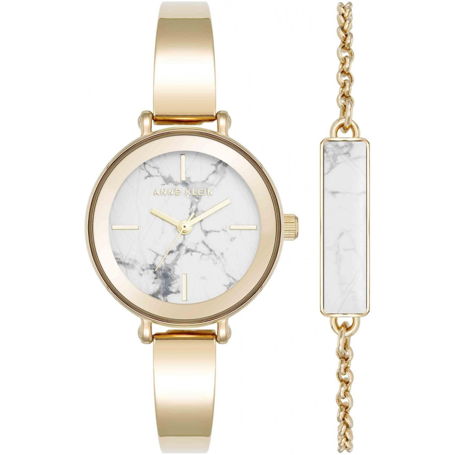 Dámské hodinky Anne Klein AK-5116HLST zlaté