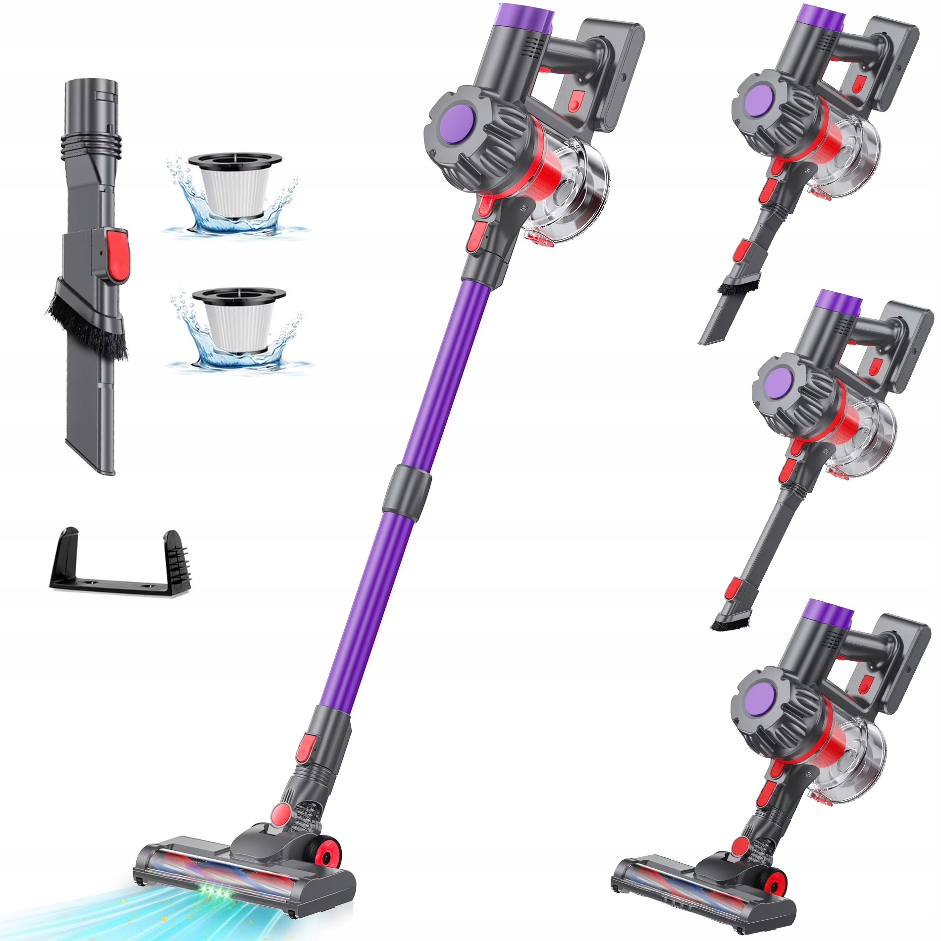 Vysavač Vertikální Vysavač Výkonný 450 W Pro Domácnost