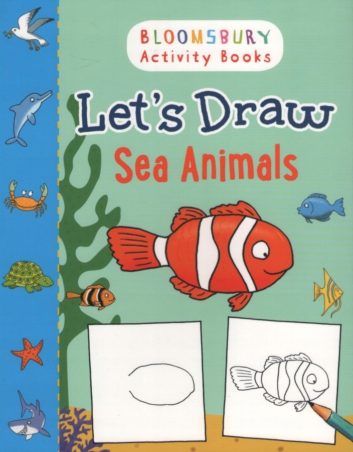 Bloomsbury Activity Book Let S Draw Sea Animals Allegro Pl Cena 12 Zl Stan Nowy Orly