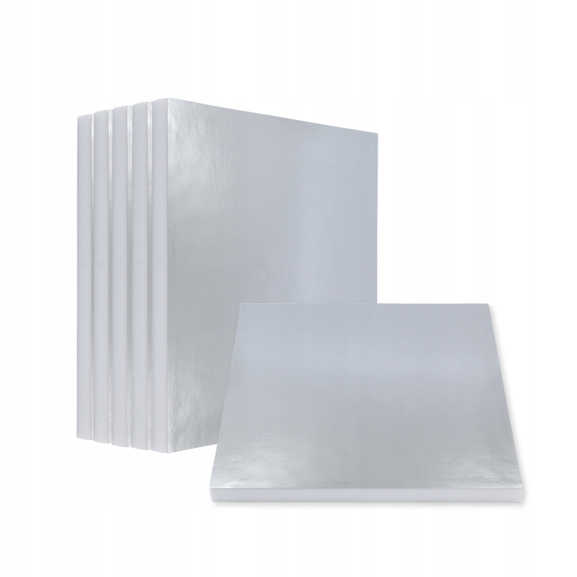 Podkład styrodurowy srebrny rozmiar 30x30 cm 25 sztuk