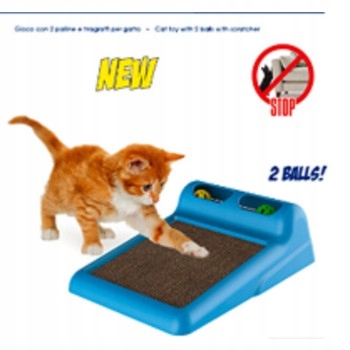 Levně Škrabadlo pro kočky Flipper interaktivní hračka